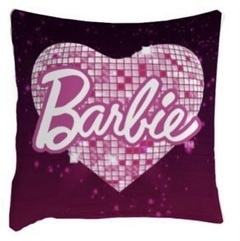 Almohadon 35x35 Barbie Corazón