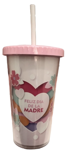 Vaso Cancún C/ Sorbete Día De La Madre Corazón