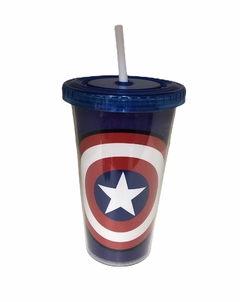 Vaso Cancún C/ Sorbete Capitán America Escudo