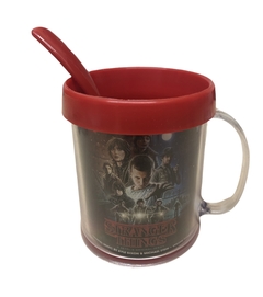 Taza de Plástico C/ Cucharita Stranger Things