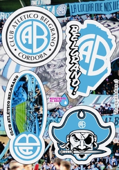 Stickers Autoadhesivos Belgrano De Córdoba