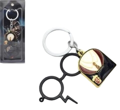 Llavero Metal C/ Estuche Set Harry Potter Traje + Anteojos