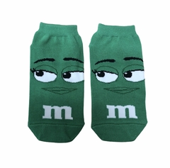 Medias Soquete M&M Verde