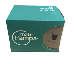 Mate Pampa C/ Bombilla Turquesa