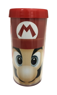 Vaso De Plástico Súper Mario Cara