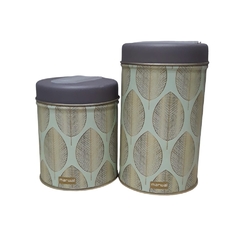 Combo Latas Deco Premium Hojas