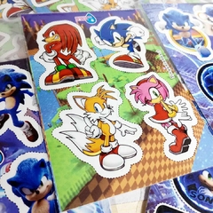 Stickers Autoadhesivos Sonic - Deco Bazar