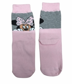 Medias Niños Altas Minnie Rosa