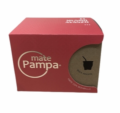 Mate Pampa C/ Bombilla Rojo - comprar online