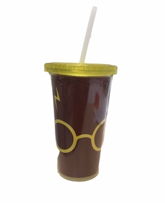 Vaso Cancún C/ Sorbete Harry Potter Anteojos Rayo Marrón - comprar online