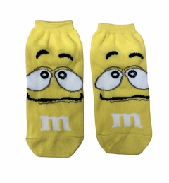 Medias Soquete M&M Amarillo