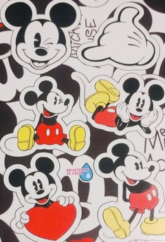 Stickers Autoadhesivos Mickey Blanco