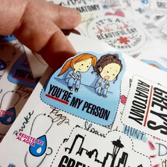 Stickers Autoadhesivos Greys Anatomy - Deco Bazar