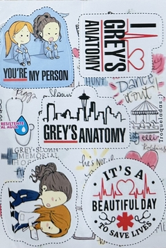 Stickers Autoadhesivos Greys Anatomy