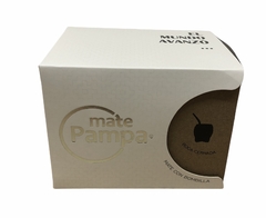 Mate Pampa C/ Bombilla Blanco - comprar online