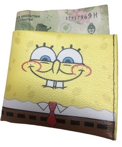 Billetera Eco Cuero Color Bob Esponja