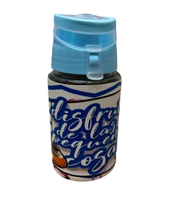 Mini Botella Deportiva Eco Cuero Disfruta de las Pequeñas Cosas