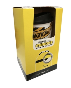 Vaso Café C/ Tapa 20oz C/ Licencia C/ Caja Minions