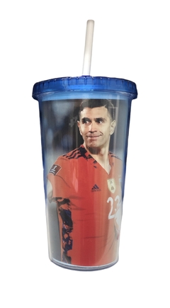 Vaso Cancún C/ Sorbete Dibu Martínez Camiseta Roja