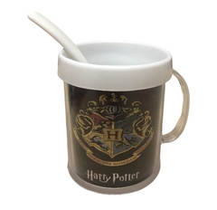 Taza de Plástico C/ Cucharita Harry Potter Hogwarts - comprar online