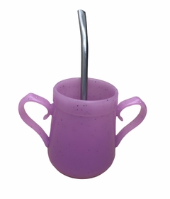 Mate Retro C/ Glitter Doble Asa Violeta