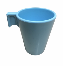 Taza Nespreso Plástica Celeste Pastel