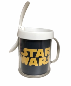 Taza De Plástico C/ Cucharita Star Wars Joda