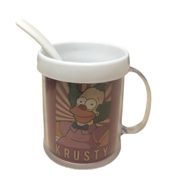 Taza de Plástico C/ Cucharita Krusty