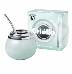 Mate Criollo Verde Pastel - comprar online