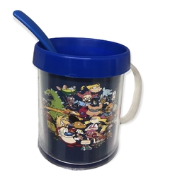 Taza De Plastico C/ Cucharita Nickelodeon