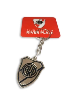 Llavero Niquelado River Plate - comprar online