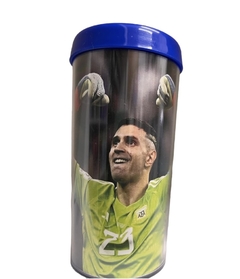 Vaso De Plástico Dibu Martínez Camiseta Verde