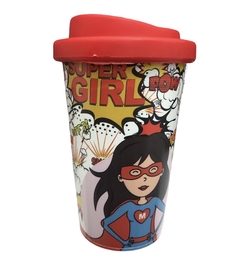 Vaso Café Térmico Súper Girl