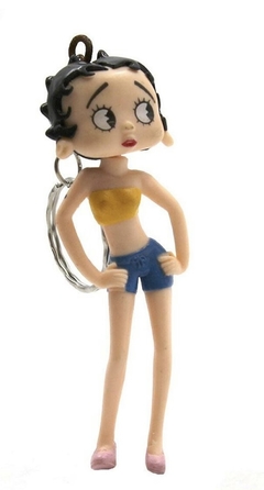 Llavero Importado Betty Boop Short Azul