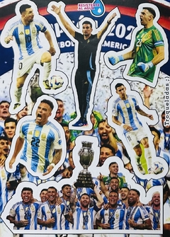 Stickers Autoadhesivos Selección Campeones Copa América 2024 - comprar online