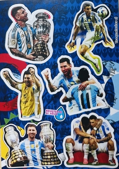 Stickers Autoadhesivos Fideo & Messi - comprar online