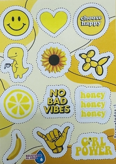 Stickers Autoadhesivos Deco Amarillo