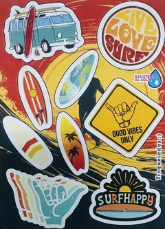 Stickers Autoadhesivos Surf