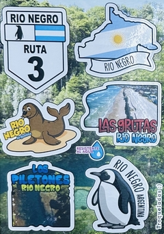 Stickers Autoadhesivos Río Negro