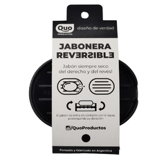 Jabonera Quo Reversible Negra - comprar online