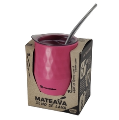 MateAva Quo + Bombilla Rojo Intenso