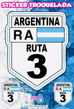 Stickers Autoadhesivos Ruta 3 Grande