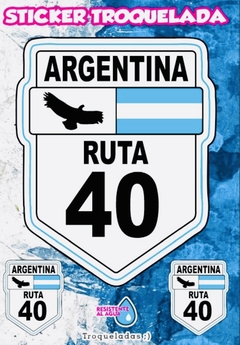 Stickers Autoadhesivos Ruta 40 Grande