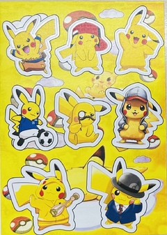 Stickers Autoadhesivos Pikachu