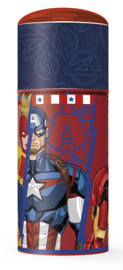 Vaso Figura C/ Tapa y Pico 350ml Avengers