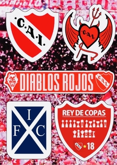 Stickers Autoadhesivos Independiente