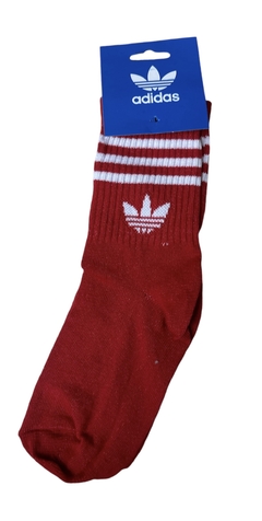 Medias Adulto Altas Adidas Roja