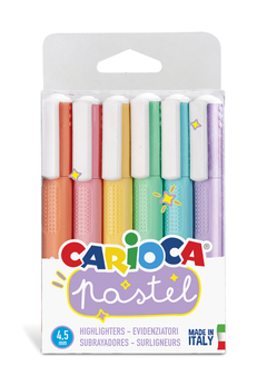 Marcadores Carioca Pastel x 6