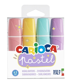 Marcadores Carioca Pastel x 4