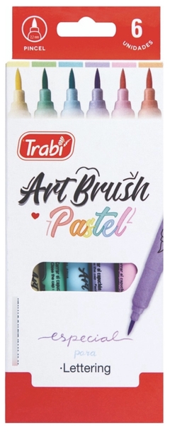 Marcadores Trabi Art Brush Pastel x 6